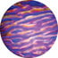 Rosco 33105 ColorWaves Glass Gobo, Indigo Ripple Image 1
