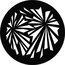 Rosco 71028 Steel Gobo, Geometric Explosion Image 1