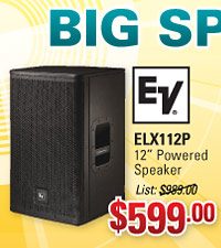 Big Speaker Deals - EV ELX112P
