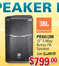 Big Speaker Deals - JBL PRX612M
