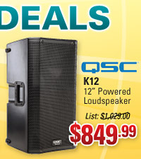 Big Speaker Deals - QSC K12
