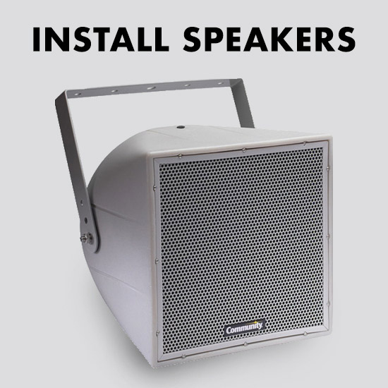 Community - Install Speakers