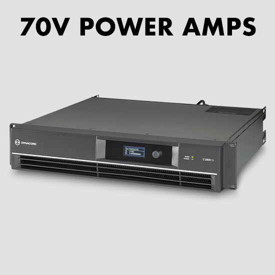 Dynacord - 70V Power Amps
