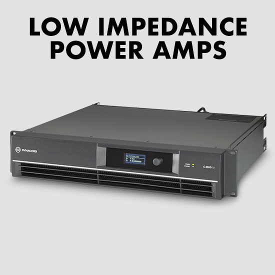 Dynacord - Low Impedance Power Amps