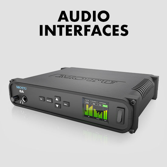 MOTU - Thunderbolt Audio Interfaces