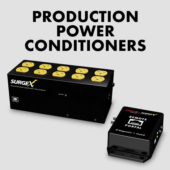 SurgeX - Production Power Conditioners