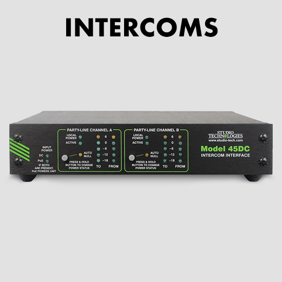 Studio Technologies - Intercoms