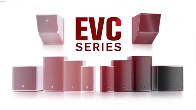 Electro-Voice EVC Series Compact Loudspeakers for Fixed Installation