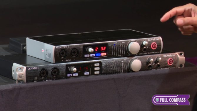 PreSonus Quantum and Quantum 2 Thunderbolt Interfaces