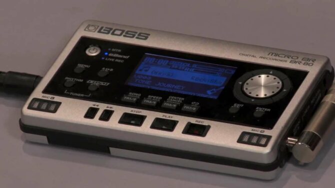 Boss Micro BR-80 Digital Recorder Overview