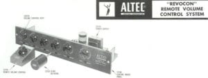 Altec Revocon Remote Volume System