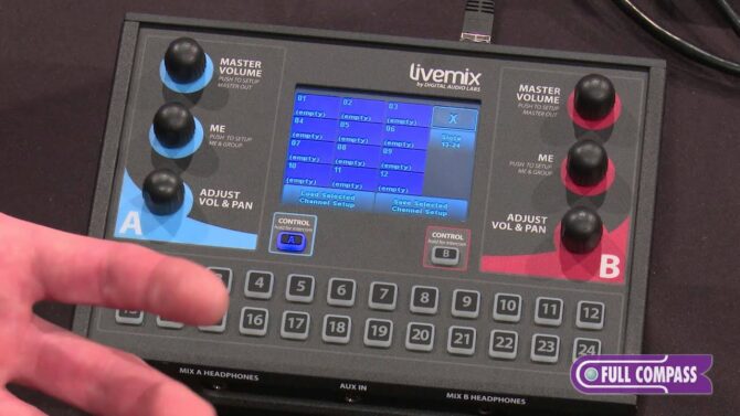 Livemix CS-DUO Personal Monitor Mixing Station - In-Depth Presentation