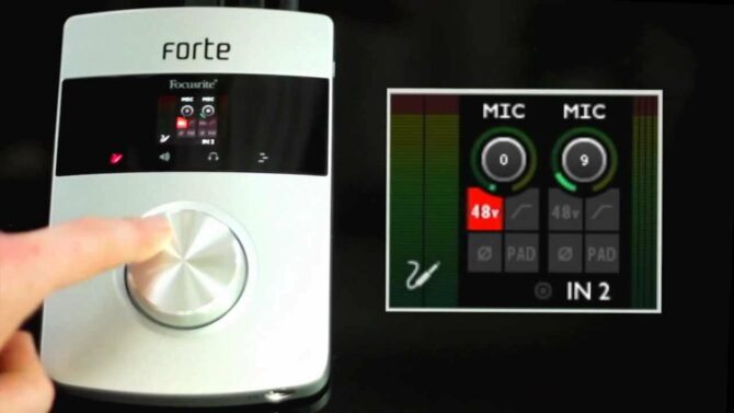 Focusrite Forte USB Audio Interface Overview