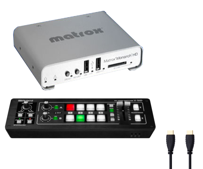 Roland Systems Group V-1HD-Monarch-HD-K HD Switcher And Cable Bundle