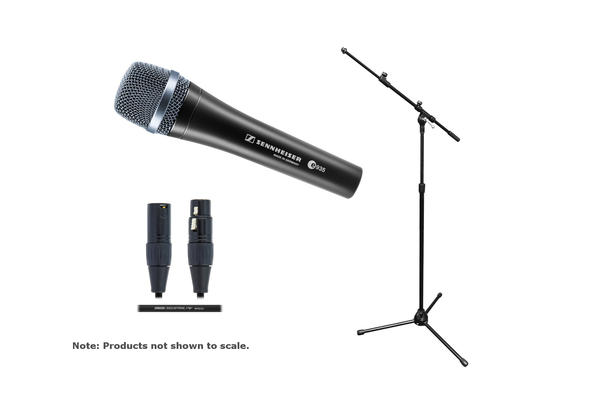 Sennheiser E935-Solo-K Mic / Stand / Cable Exclusive Bundle