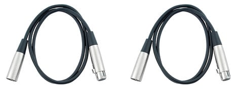 Cable Up 3 Pin 10' DMX 2 Pack Cable Exclusive Bundle