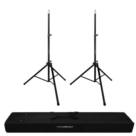 Ultimate Support Speaker Stands And Bag Exclusive Bundle