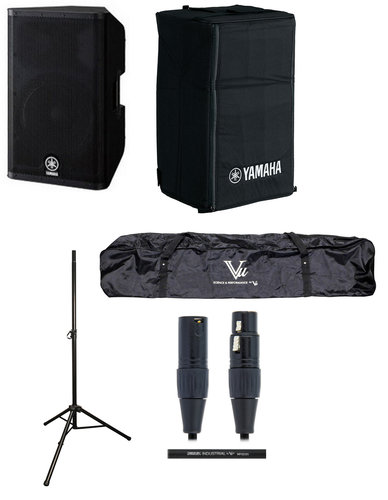Yamaha DXR15 Active Speaker Exclusive Bundle