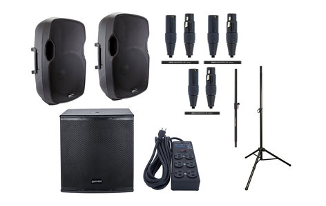 Gemini AS-15 Active PA Exclusive Bundle