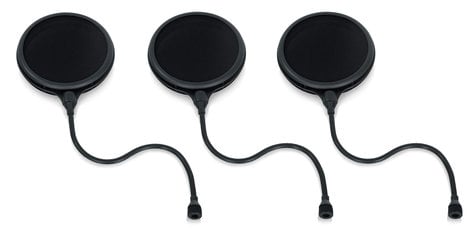 Gator GM Pop Filter 3 Pack Exclusive Bundle