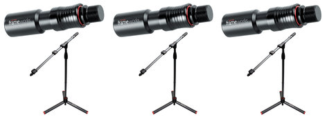 Gator GFW ID Mic Stand 3 Pack Exclusive Bundle
