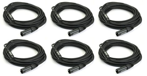 Whirlwind MK425 6 Pack Mic Cable Exclusive Bundle