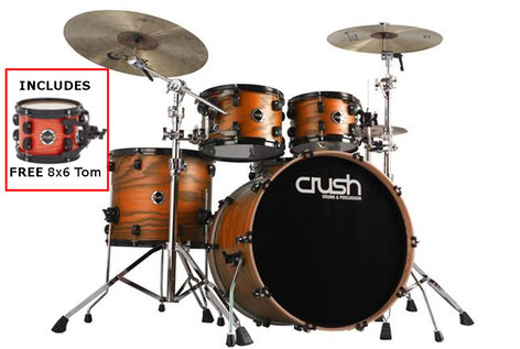 Crush Drums C2A528204 Orange Exclusive Bundle