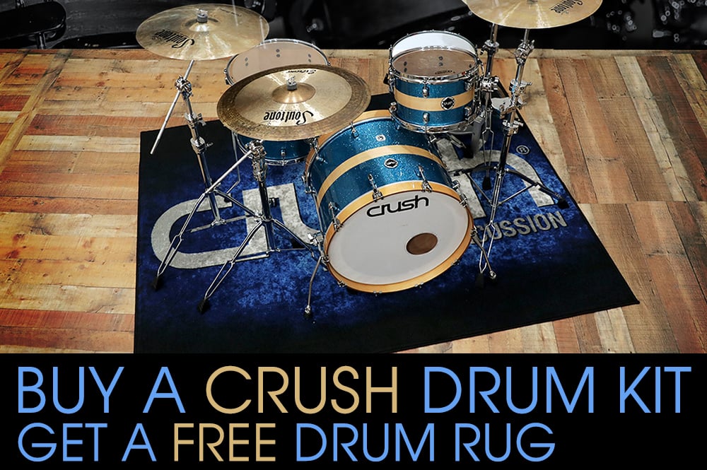 Crush Drums Free Drum Rug Offer