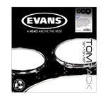 Evans ETP-ONX2-S Tompack 3-Pack of Onyx 2 Standard Drumheads: 12",13",16"