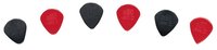 Dunlop 47P 6-Pack of Nylon Jazz I,II,III Guitar Picks