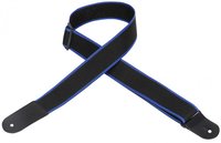Levys M8POLY-L 2" W Polypropylene Guitar Strap with Large Leather End