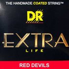 DR Strings RDB5-45  Bass Strings, Red Devils, Coated, 5-String Medium 45-125