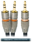 Cable Up YP-M3-M3D-3 3 ft 1/8" TRS Male to Dual 1/8" TRS Male Parallel Y-Cable