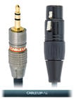 Cable Up M3-XF3-15-L+R 15 ft 1/8" TRS Male to XLR Female Mono Cable