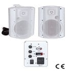OWI Incorporated AMP602-2B Black Indoor Self-Amplified Surface-Mount Speaker Combo