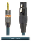 Cable Up XF3-M2-5 5 ft XLR Female to 1/8" TS Unbalanced Male Cable