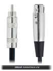 Cable Up XF3-RM-ES-20 20 ft XLR Female to RCA Male Unbalanced Cable with Silver Contacts