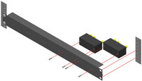 RDL TX-RA5 TX Series Racking System, 5 Modules 1RU