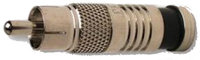 Platinum Tools 28051J 50-Pack of RCA-Type RG6 Nickel Coaxial Compression Connectors