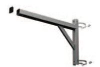 Allen PM-24-6DOWN-G PoleStar UniFrame for 6" dia. Poles or Less, Galvanized