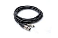 Hosa HXR003 Unbalanced Interconnect Cable, XLR3F to RCA, 3ft