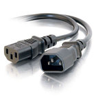 Cables To Go 03120 3ft Computer 18 AWG Power Cord Extension (IEC320C14 to IEC320C13), 3ft