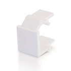 Cables To Go 03820  Snap-In Blank Keystone Insert Module, White