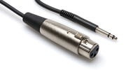 Hosa TTX103F Interconnect Cable, XLR3F to TT TRS, 3ft