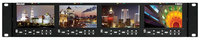 Marshall Electronics V-MD434 2RU, 4x 4.3" Hi-Res LCD Rack Monitor Unit with Modular I/O