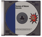 Church Prod. Resources SCENES-WATERFALLS Scenes of Nature Worship Software - Waterfalls Loopable Video Clips