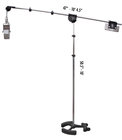 Latch Lake Music MICKING-3300-BLACK MicKing 3300 3.5'-9.5' Microphone Boom Stand in Black