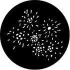Rosco 73654 Steel Gobo, Fireworks 3D