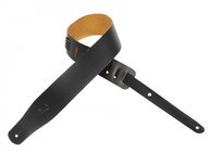 Levys M26-BLK 2.5" Leather Guitar Strap