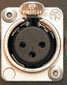 Mystery Electronics XLRF-D 3-Pin XLR-F Connector, Neutrik NC3FDL-1